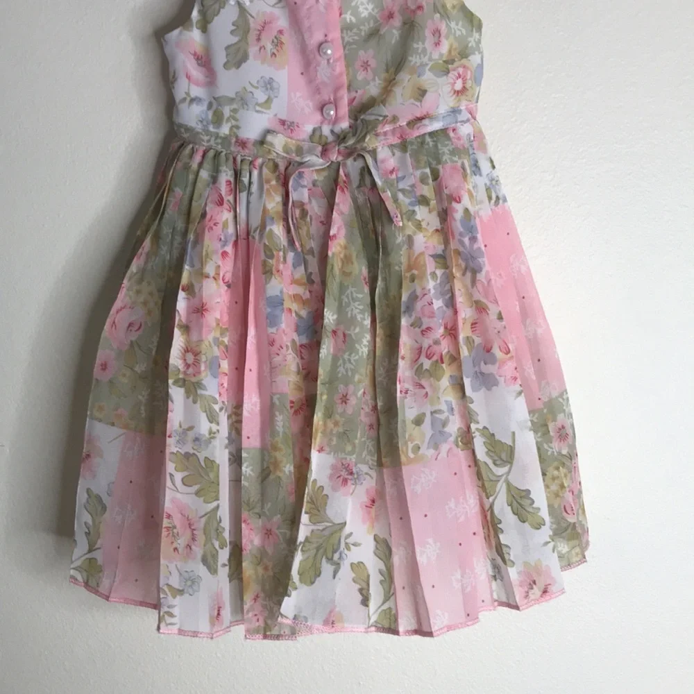 Blueberi boulevard baby girls floral dress size 12 months